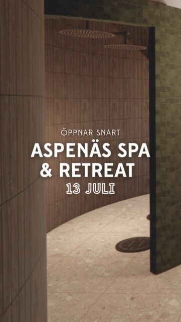✨ Äntligen är bokningen öppen! ✨

Den 13 juli öppnar Aspenäs Spa & Retreat, och det vill vi fira med ett fantastiskt öppningserbjudande. Just nu får du 20% rabatt på vårt spapaket som inkluderar spa, 3-rätters middag, övernattning och stor herrgårdsfrukost.

Unna dig en paus från vardagen och var bland de första att uppleva vår nya oas vid sjön Aspen. 

Platserna är begränsade, säkra din vistelse redan idag! Boka via länk i bio.