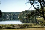 Aspenäs Herrgård och sjön Aspen