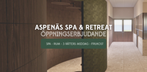 Öppningserbjudande av Aspenäs spa och retreat